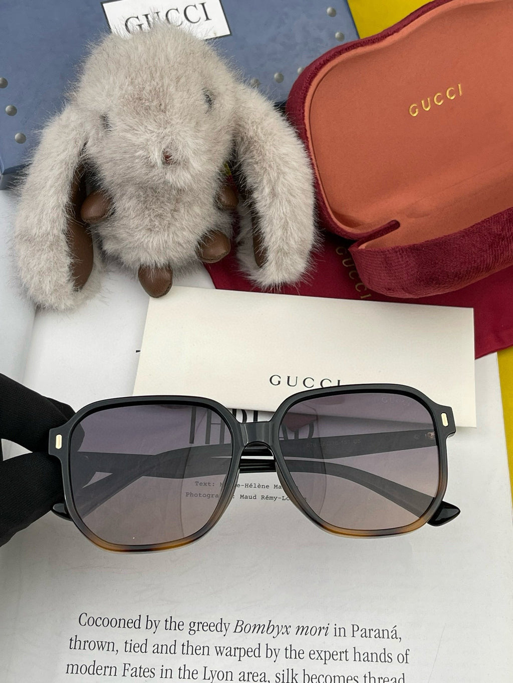 SQUARE FRAME SUNGLASSES G867 IN ACETATE
